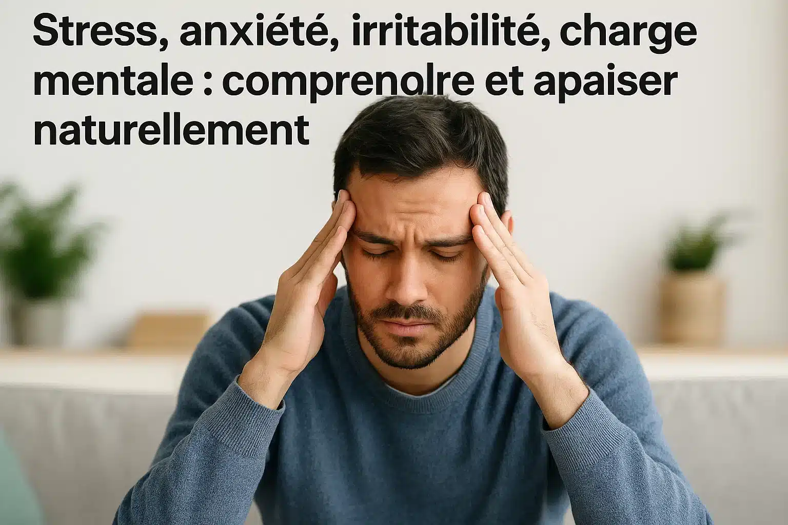 Stress, anxiété, charge mentale - Naturolax